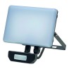 Foco Led Plano  10 Watt. 900 Lumens. Luz blanca 4000K Protección IP65. Cuerpo Aluminio. Con Sensor.