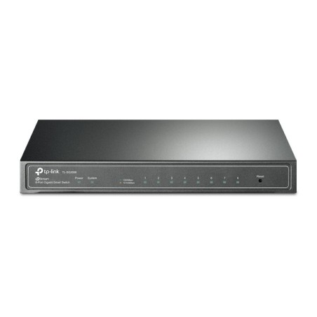 Switch gestionable TP-Link TL-SG2008 - 8×Gigabit, L2, VLAN, QoS, montaje escritorio/rack