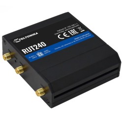 Router industrial Teltonika RUT240 - LTE Cat.4, WiFi 2.4 GHz 802.11n, 1×WAN, 2×LAN, VPN, montaje DIN