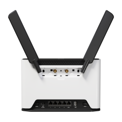 Router inalámbrico MikroTik Chateau LTE6 ax D53G-5HacD2HnD-TC&EG06-EA - LTE Cat.6, WiFi 6, 5×Gigabit, PoE