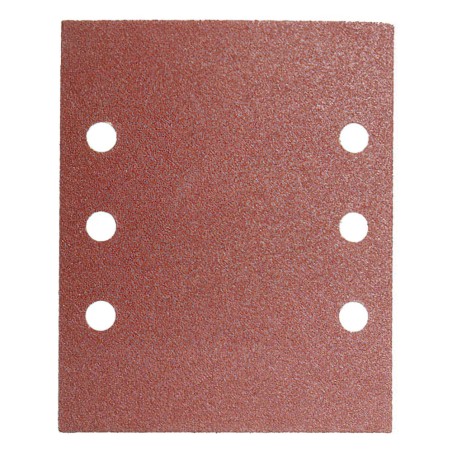 Lija Recambio Con Velcro 114x140 mm. Con Agujeros Grano  180 (10 Piezas)