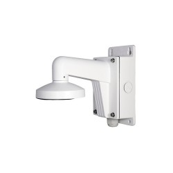 Soporte de pared Hikvision DS-1272ZJ-120B - Aleación aluminio, carga 1.5 kg, con caja de conexión, interior/exterior, compatibl