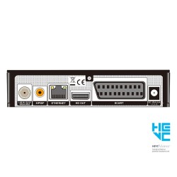 Receptor satélite compacto PICCOLLINO S2 Edision DVB-S2 H.265 con lector de tarjetas
