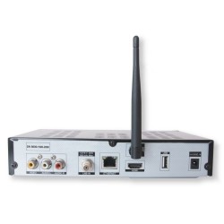 Receptor satélite IRIS 2100 HD (S2), FULL HD, H.265, Wifi integrado