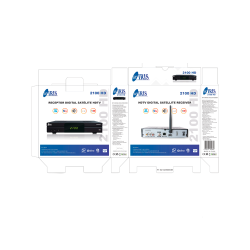 Receptor satélite IRIS 2100 HD (S2), FULL HD, H.265, Wifi integrado