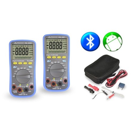 Multímetro digital PROMAX PD-352 - TRMS, 6000 cuentas, Bluetooth