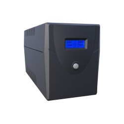 SAI OFF-LINE 2000VA/1200W, Entrada 220-240 Vac, x4 Shcuko, x2 RJ45, x1 USB tipo B, x1 RS-232