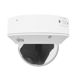 Cámara IP domo, 5Mpx, IR 40mts, lente 2.7-13.5mm motorizada, UltraH265, PoE802,3af, IP67, IK10