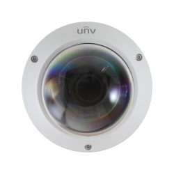 Cámara IP domo, 5Mpx, IR 40mts, lente 2.7-13.5mm motorizada, UltraH265, PoE802,3af, IP67, IK10