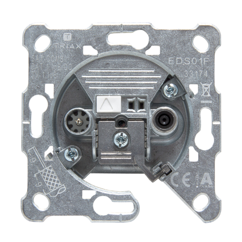Toma final SAT TV Triax EDS 01 F - salida F, TV/R