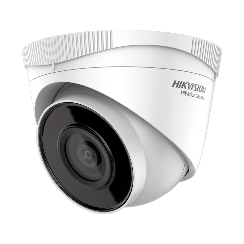 Cámara IP domo HiWatch HWI-T240HA - 2 MP, lente fija 2.8 mm, IR 30 m, PoE