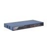 Switch de 16 puertos 10/100 POE 230W + x2 UPLINK 10/100/1000 + x2 Combo, para rack. Hasta 300 metros