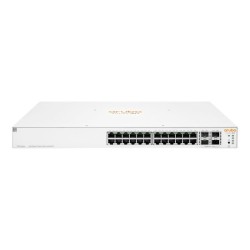 Switch Gestionable Capa 4, 24 puertos 10/100/1000 PoE, 195W, x4 puertos SFP+ ,para rack 19"