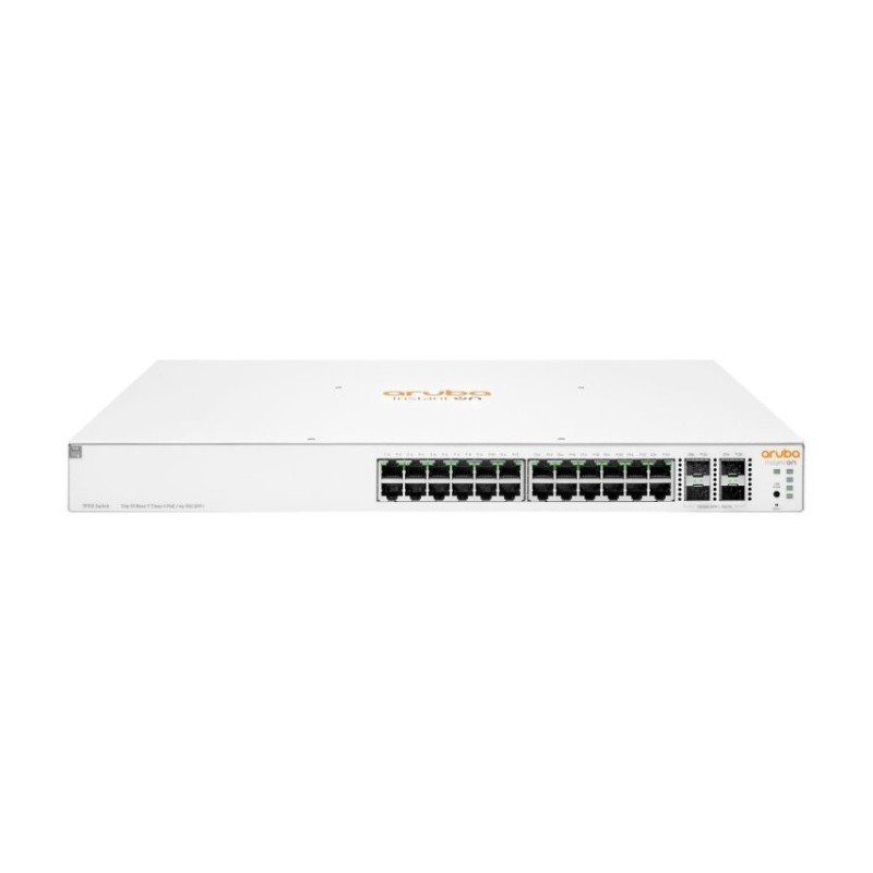 Switch Gestionable Capa 4, 24 puertos 10/100/1000 PoE, 195W, x4 puertos SFP+ ,para rack 19"