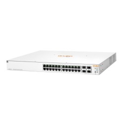 Switch Gestionable Capa 4, 24 puertos 10/100/1000 PoE, 195W, x4 puertos SFP+ ,para rack 19"