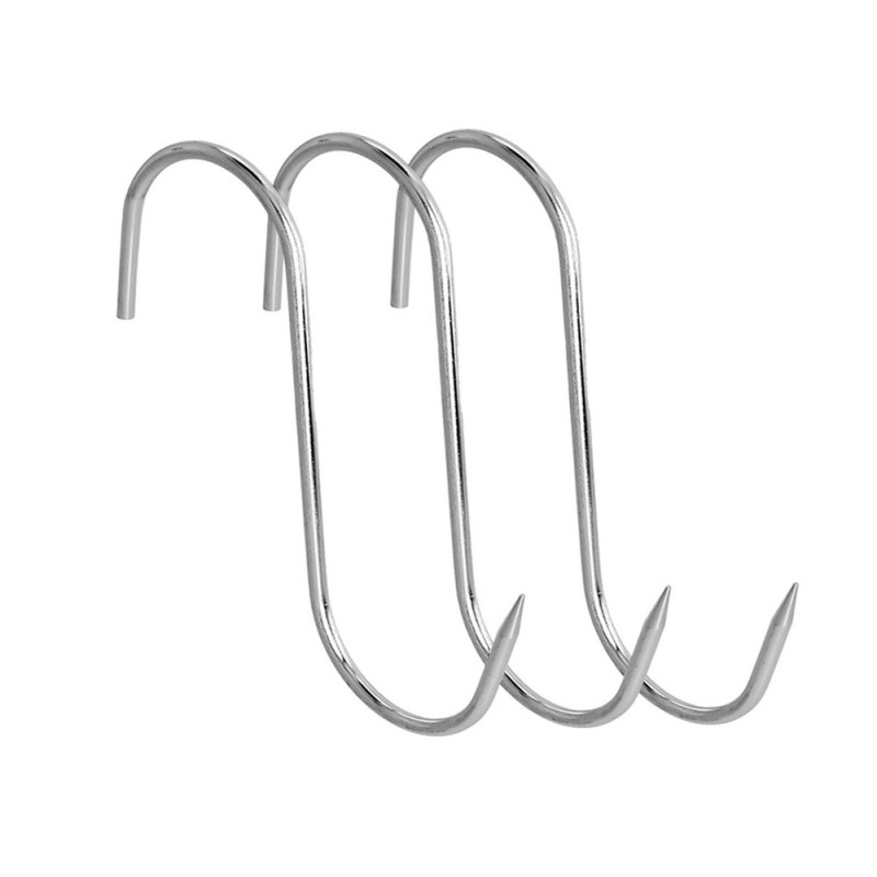 Blister 3 Ganchos Carnicero Inoxidables N 16