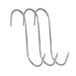 Blister 3 Ganchos Carnicero Inoxidables N 18