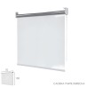 Mampara Cortina Enrollable PVC Transparente, Medidas 70 x 150 cm. Cadena Lado Derecho