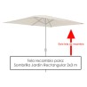Tela Recambio Sombrilla De Jardin Rectangular 2x3 Metros (Saturnia)