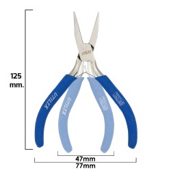 Alicates Mini Boca Plana 125 mm.