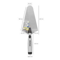 Paleta Wolfpack Plus Mango de Goma 348  220 mm.
