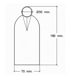 Azada Forjada Sin Mango 210/  460 Gramos
