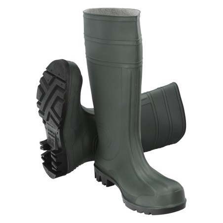 Botas Goma Altas Verdes Seguridad N 46 (Par)