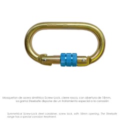 Cinturon Seguridad con Cuerda y Mosquetón