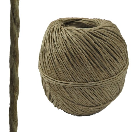 Hilo Bramante Cañamo Pulido N 4   (Bobina 100 Gramos) Ø 1,5 Mm.