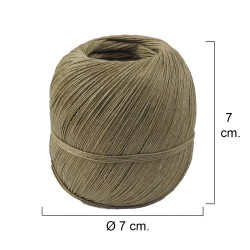 Hilo Bramante Cañamo Pulido N10   (Bobina 100 Gramos) Ø 0,4 Mm.