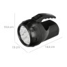 Linterna LED De Mano Con Asa A Pilas (4 AA) 60 Lumenes 9 Leds (9 Watt.)