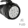 Linterna LED De Mano Con Asa A Pilas (4 AA) 60 Lumenes 9 Leds (9 Watt.)
