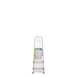 Oryx Escalera Aluminio 3 Peldaños Plegable, Uso doméstico, Antideslizante, Ligera y Resistente