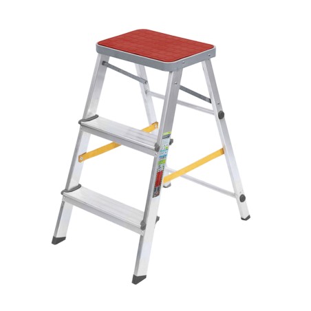 Escalerilla Aluminio 3 peldaños Uso Doméstico