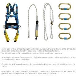 Arnes Anticaidas Kit Seguridad N 2 (7 piezas) EN361