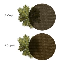 Malla Sombreo 1,0 metro Marron Rollo 100 metros