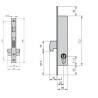 Cerradura Cvl 1990a25/5   Carpinteria Metálica