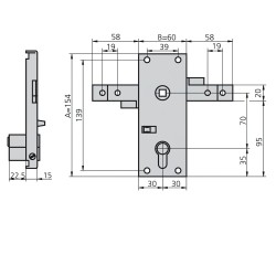 Cerradura Cvl 11b   Puertas Basculantes