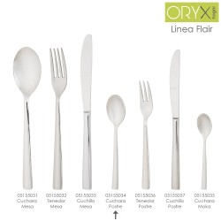 Cuchara Cafe y Postre Flair 135 mm.Caja 12 unidades