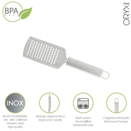 Rallador Acero Inoxidable 6 x 23 (Alt.) cm.