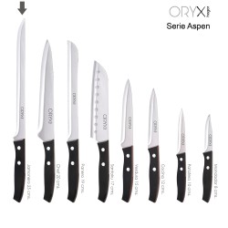 Cuchillo Aspen Jamonero Hoja Acero Inoxidable 25 cm. Negro