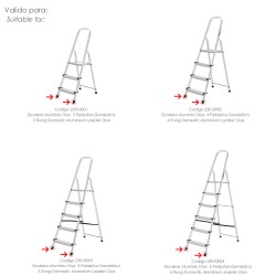 Contera Escaleras Aluminio Oryx Delantera de 3 a 6 Peldaños