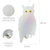 Buho Espantapajaros Reflectante Para Colgar Con 2 Cascabeles (2 Piezas)