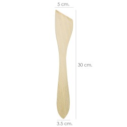 Espatula Sarten Cocina Madera Oryx 30 cm.