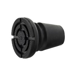 Taco Goma Baston Negro Tubo Ø 19 mm. / Base Ø 55 mm. Tipo Fuelle Bolsa 25 Unidades