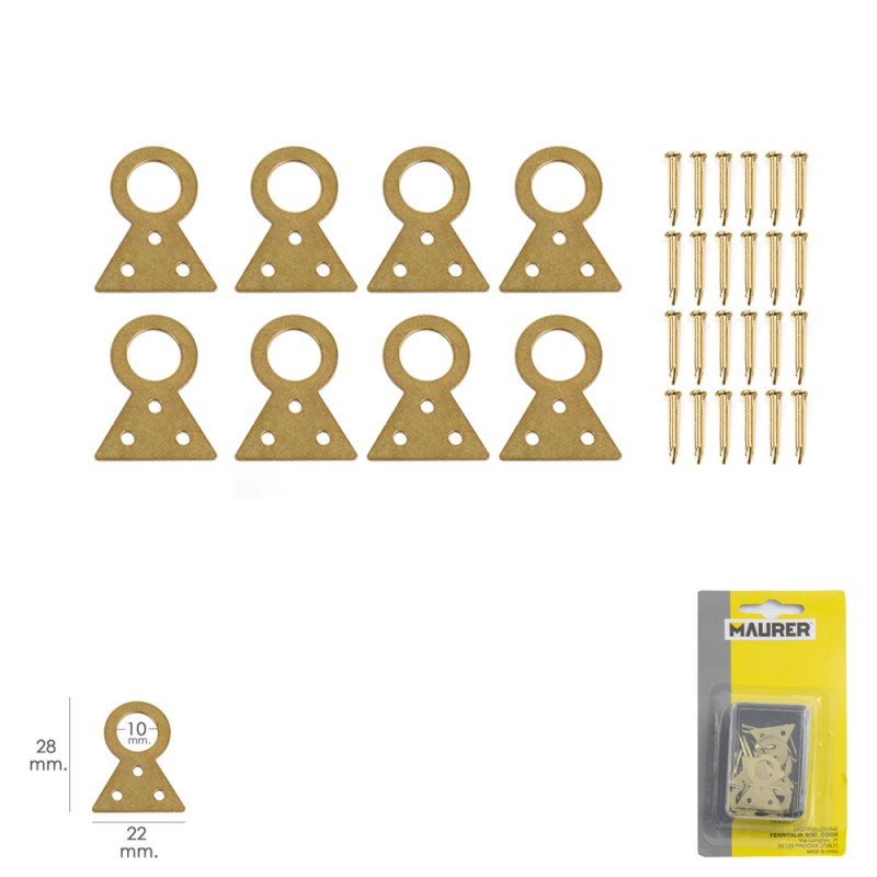 Cuelga Cuadros Fijo N1 (Blister 8 piezas)