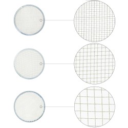 Harinero Tamizador Acero Inoxidable Ø 20 cm. Con 3 Mallas Intercambiables