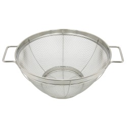 Escurridor Malla Acero Inoxidable Con Asas Ø 22 cm.